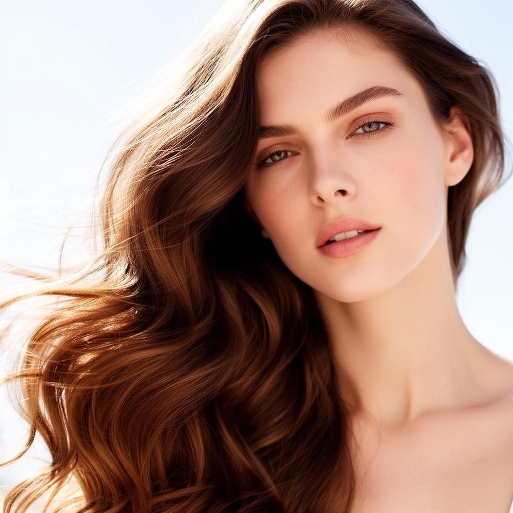 Cheveux brillants et en bonne santé